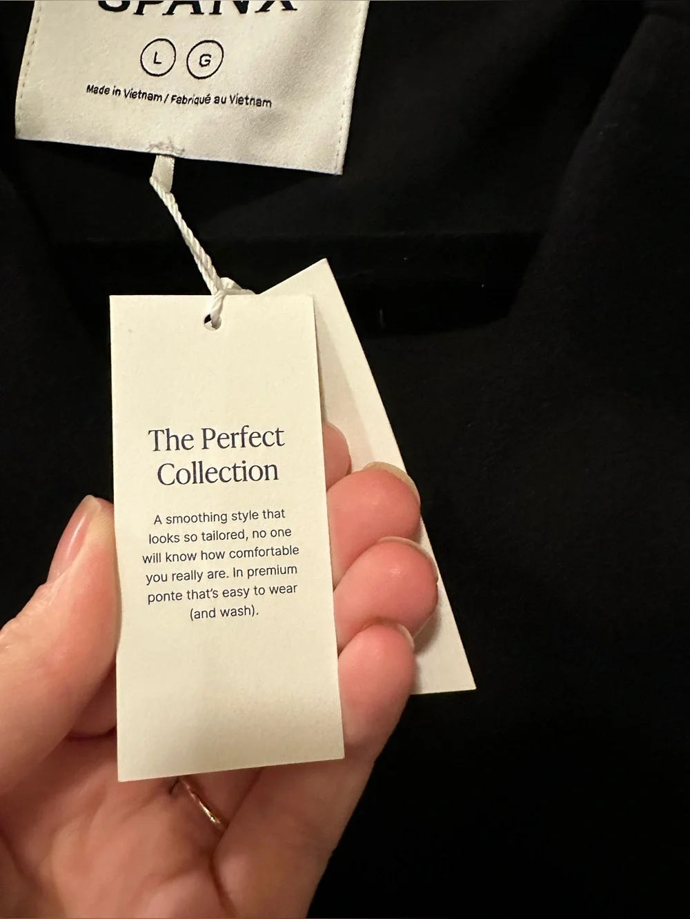 Spanx Ponte Angled Coat